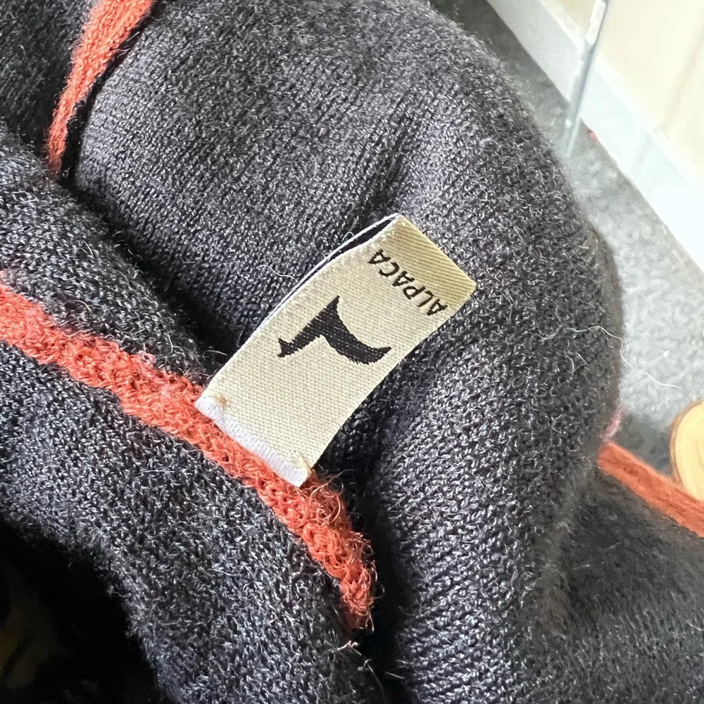 Peruvian Link Alpaca Collection Rust Orange Sweat… - image 4